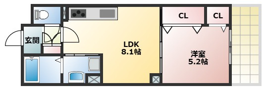 【間取り】 | ラモーナ一津屋Ⅰ