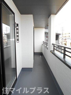 【バルコニー】 | 郡山市片平町釜場新築一戸建て3棟 | 陽当たり良好なバルコニーです