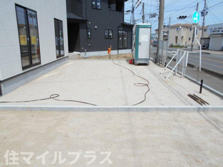 【庭】 | 郡山市片平町釜場新築一戸建て3棟 | お庭の付いた物件です