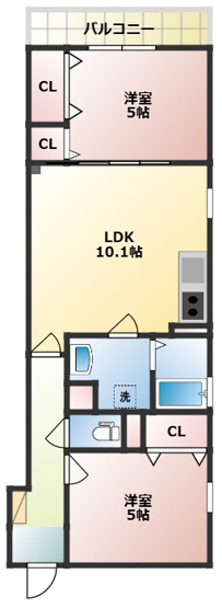 【間取り】 | クリエオーレ天理