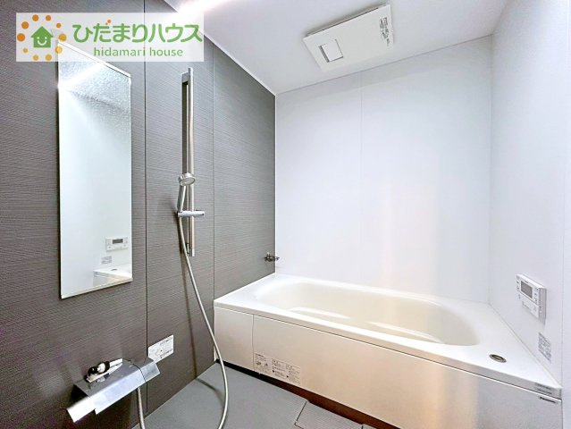【浴室】 | つくば市大角豆　中古戸建 | ゆったり浸かれる広々バスルーム♪お子様とも一緒に入れます(^^)/