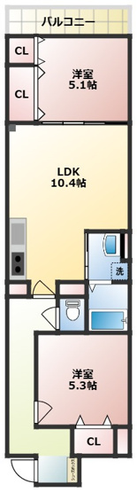 【間取り】 | クリエオーレ天理