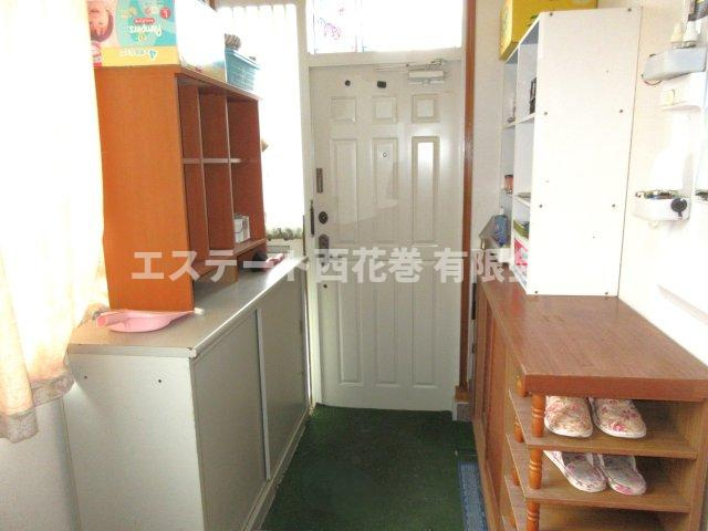 湯口洗沢　土地建物の玄関