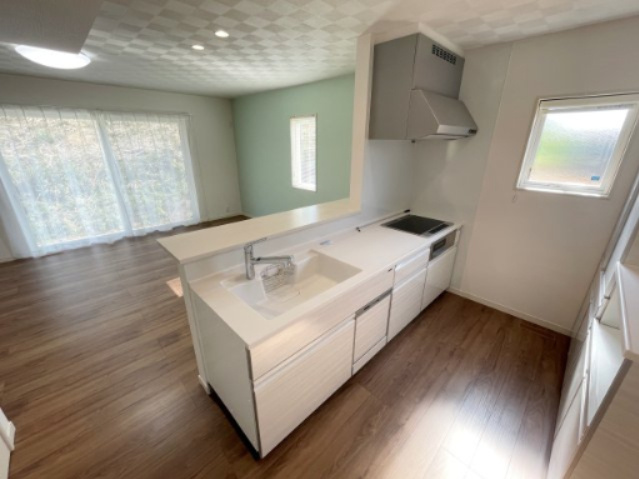 二本松市上竹1丁目　Life Qualityのキッチン|IHクッキングヒーター×食洗器付きのおしゃれなシステムキッチン！