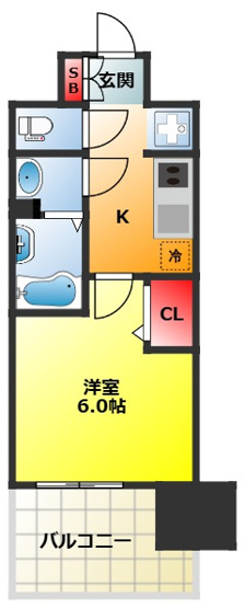 【間取り】 | プレサンス西淡路レジェーロ
