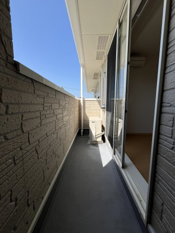 シャルマンハイツのバルコニー