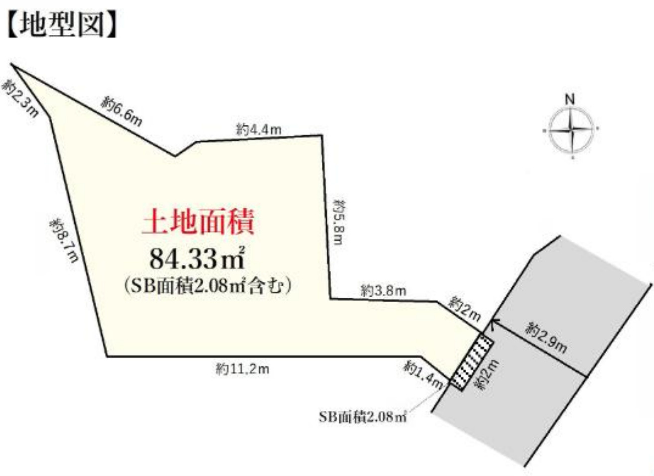 横浜市中区豆口台 新築戸建て【仲介手数料無料】の区画図