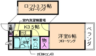 【間取り】 | メゾンセイワ石橋