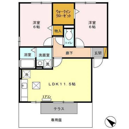【間取り】 | Royal Garden 400＆16　ＡＢＣＤ