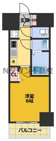 【間取り】 | プレサンス名古屋ルーカス | 間取りです。