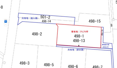 【区画図】 | 下古志町売土地