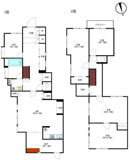 【間取り】 | 久喜市鷲宮5丁目　中古戸建て