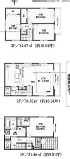 【間取り】 | 【名古屋市熱田区五番町602新築戸建1号棟】✨️仲介手数料無料✨️千年小学校・宮中学校