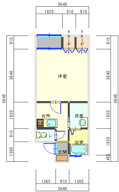 ロイヤルパレスオーシャンの間取り