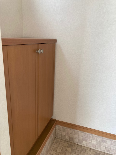 ロイヤルパレスオーシャンの収納|落ち着いた玄関です