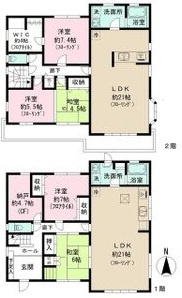 瀬戸市ひまわり台戸建の間取り
