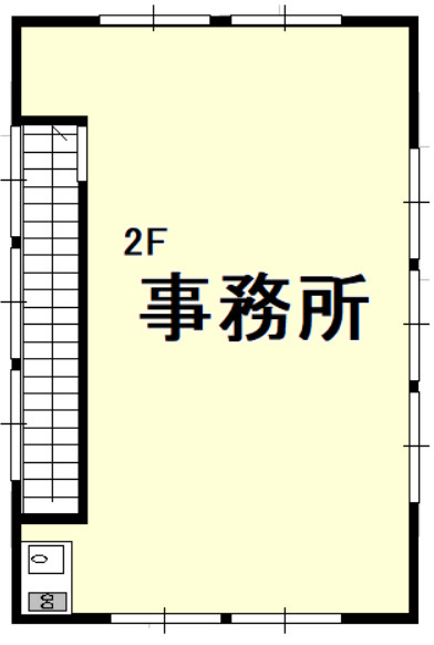 北村山郡大石田町大字横山字坂ノ上のその他|２Fには事務所、ミニキッチンがあります