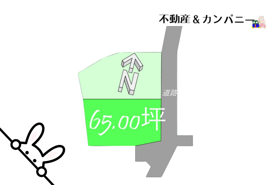 石手白石売土地の土地図