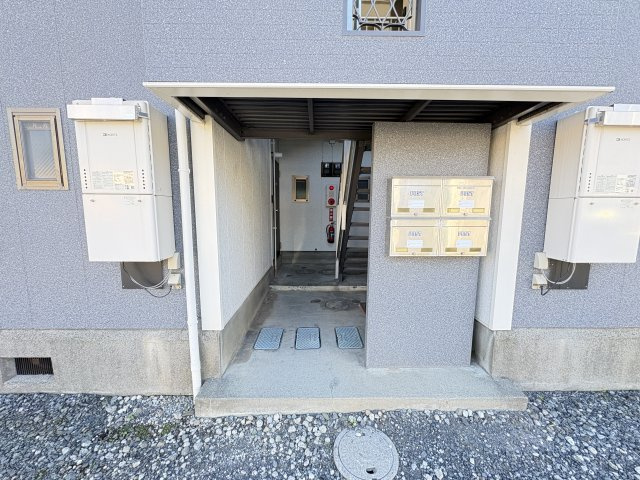 上砂グリーンハイツのエントランス