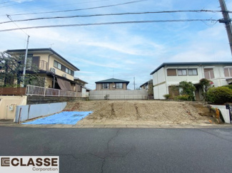 【前面道路含む現地写真】 | 宇治市琵琶台3丁目　売土地　建築条件無し