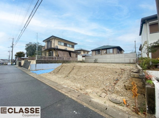 【前面道路含む現地写真】 | 宇治市琵琶台3丁目　売土地　建築条件無し