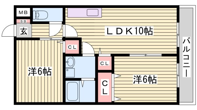 たかはいつ中仁野Ⅱの間取り