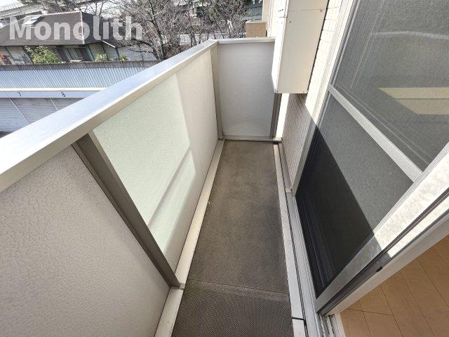 松籟軒A棟のバルコニー