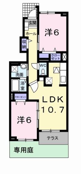 【間取り】 | クラール・ミルトF.U
