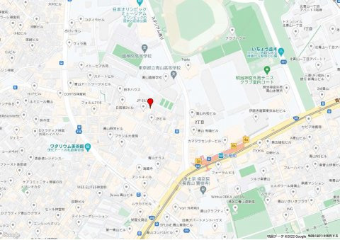 ラナイグレース北青山の地図