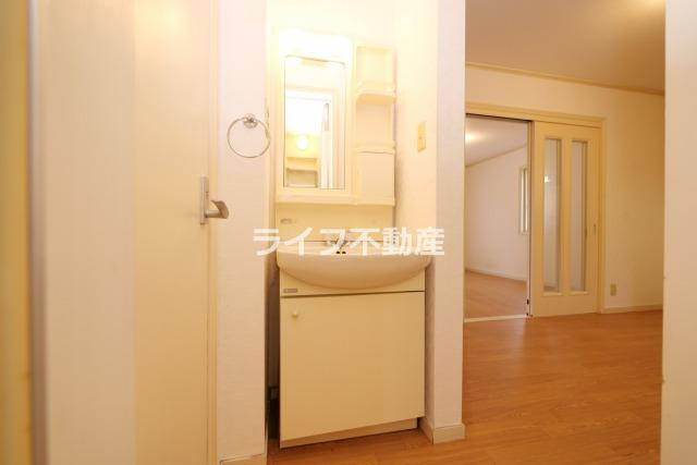 マノアール石切A棟の洗面所