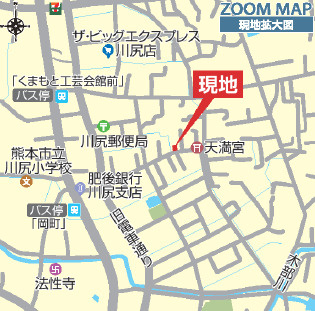 ブルーミングガーデン/南区八幡11丁目/全4棟/1号棟の地図