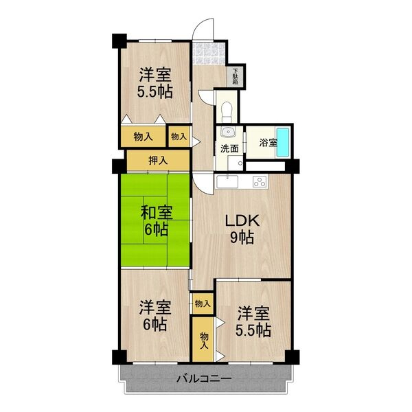 フェルザ西宮の間取り