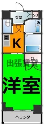 ルーエ白川公園の間取り