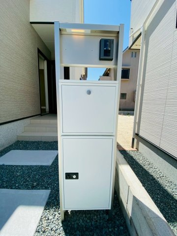 リナージュ／大津町大津第1期／２号棟のセキュリティ|宅配BOX付☆不在時の来訪者も録画機能付きで安心です♪