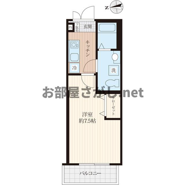 Ｐｉａｎｏ　Ｖｉｌｌａ　東寺尾【おとり物件なし】#学生・社会人にオススメ！初期費用分割払いOK！の間取り