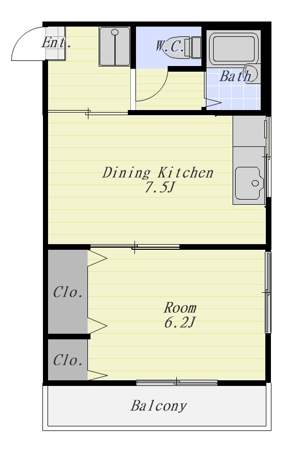 ハイピアコート 302号室の間取り
