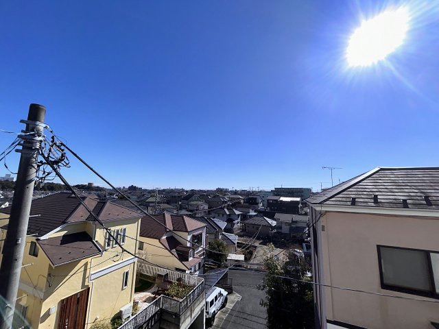 ２階バルコニーからの眺望になります。
