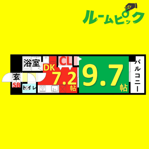 Grance Kotobuki　名古屋市賃貸　仲介手数料無料の間取り