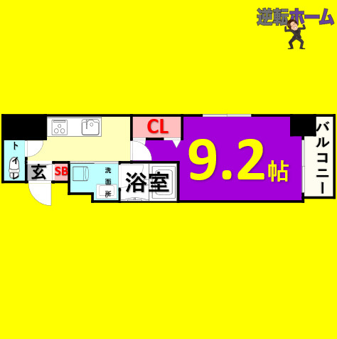 RAFFLE CHIHAYAの間取り