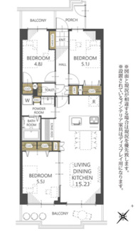 【間取り】 | 【杁中スカイタウンA棟】✨️仲介手数料無料✨️滝川小学校・川名中学校