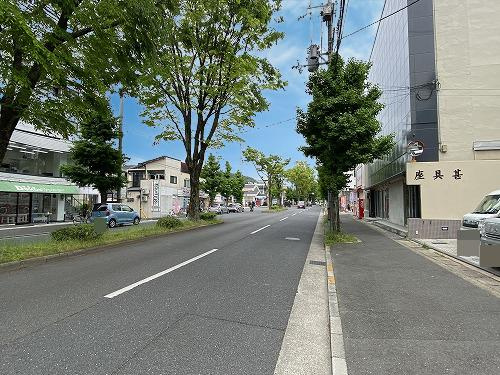 一乗寺向畑町 土地の前面道路含む現地写真