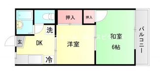 【間取り】 | 押部マンションⅡ