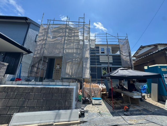 ーBloomーブルームー小倉南区西水町2期　【小倉南区　新築戸建て】の外観|現地撮影　2025,7,15　ーBloomーブルームー小倉南区西水町2期　【小倉南区　新築戸建て】