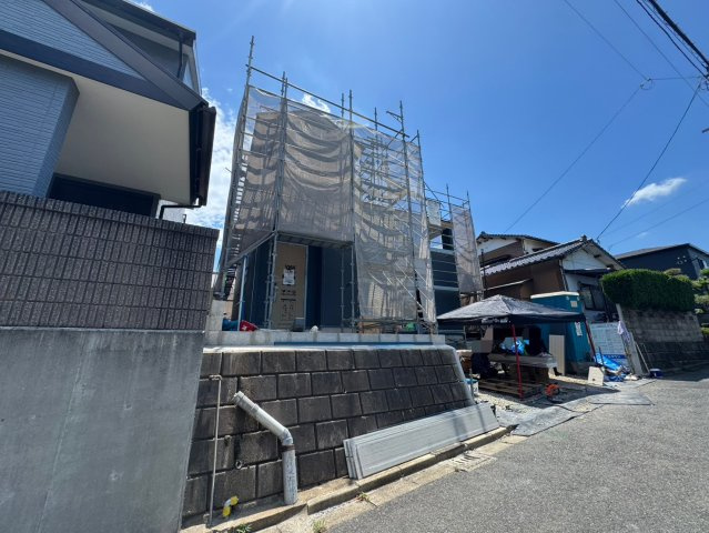 ーBloomーブルームー小倉南区西水町2期　【小倉南区　新築戸建て】の外観|現地撮影　2025,7,15　ーBloomーブルームー小倉南区西水町2期　【小倉南区　新築戸建て】