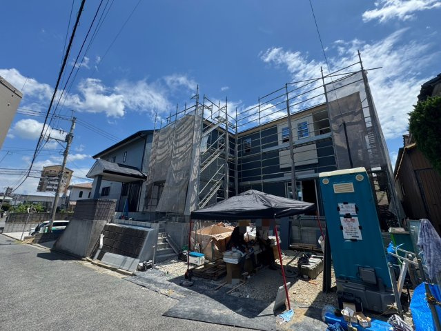 ーBloomーブルームー小倉南区西水町2期　【小倉南区　新築戸建て】の外観|現地撮影　2025,7,15　ーBloomーブルームー小倉南区西水町2期　【小倉南区　新築戸建て】