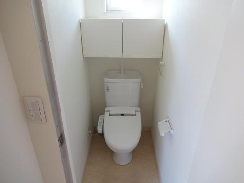 合志市幾久富のアパートのトイレ