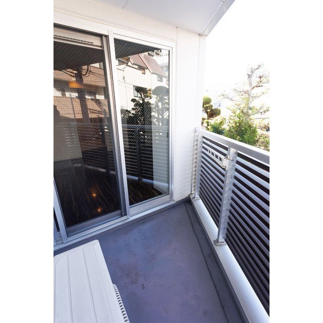 ウインズコートⅢのバルコニー