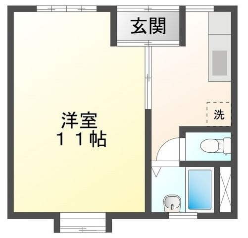 すみれ荘の間取り