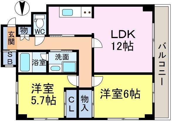サンタモニカの間取り