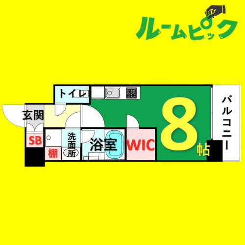 パートナーズ今池　名古屋市賃貸　仲介手数料無料の間取り